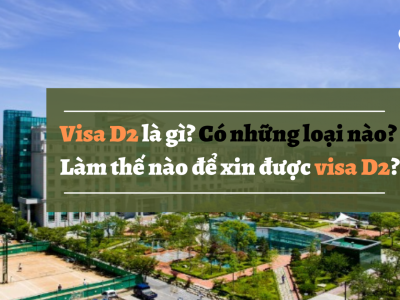 Visa du học Hàn Quốc: Visa D2 là gì? Có những loại nào? Làm thế nào để xin được visa D2?